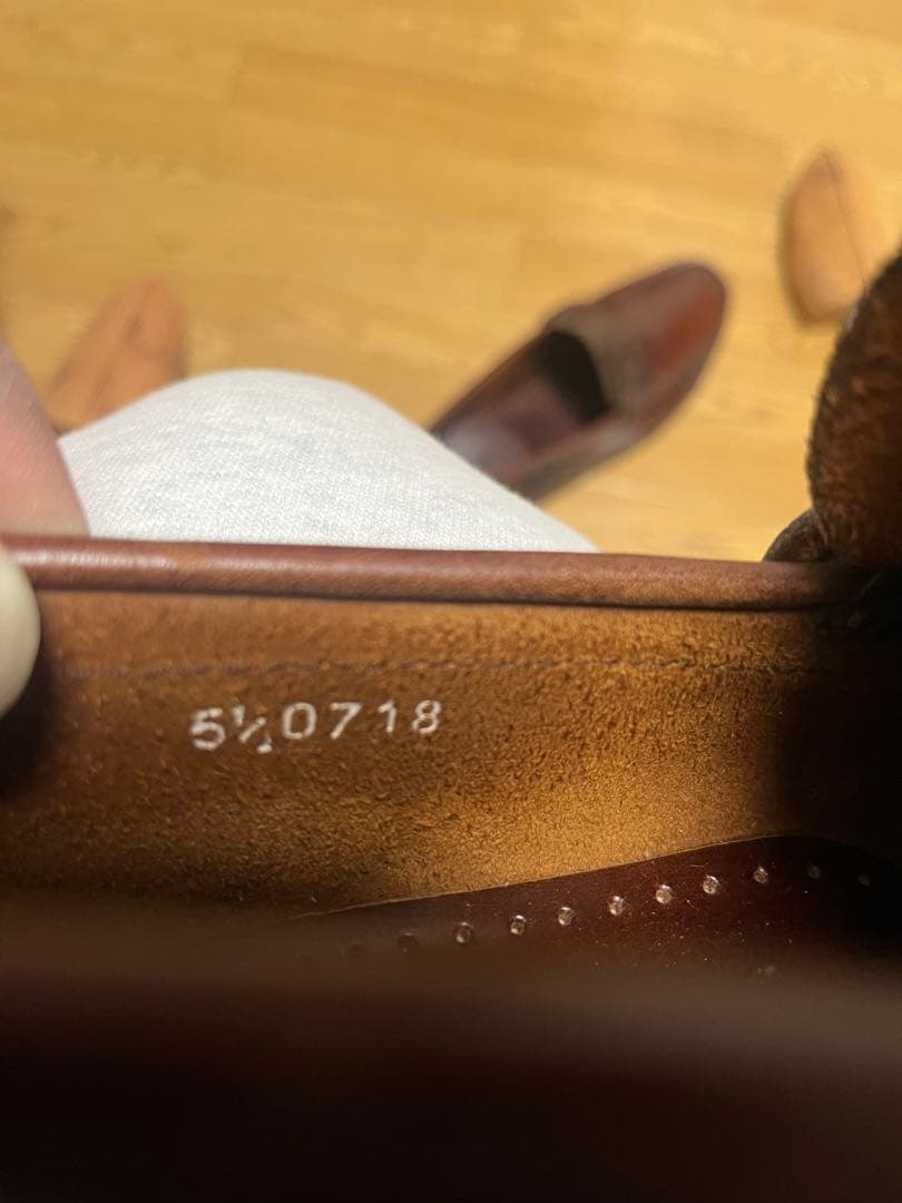 paraboot パラブーツ コロー 5 1/2 ブラウン 箱無し - メルカリ