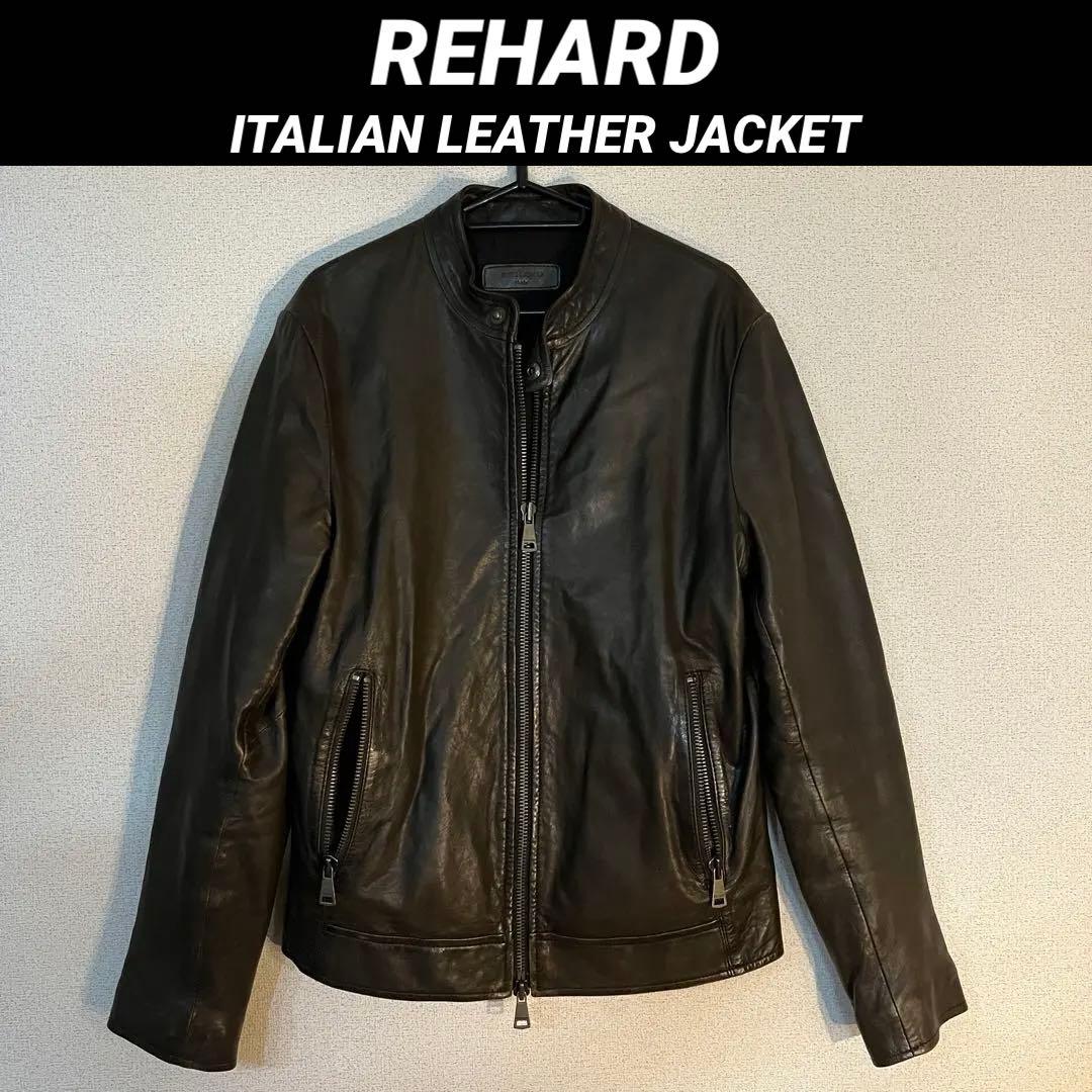 REHARD 羊革ライダースジャケット シングル 本革 楽天市場】【最大72%OFF】革ジャン 本革 ライダースジャケット