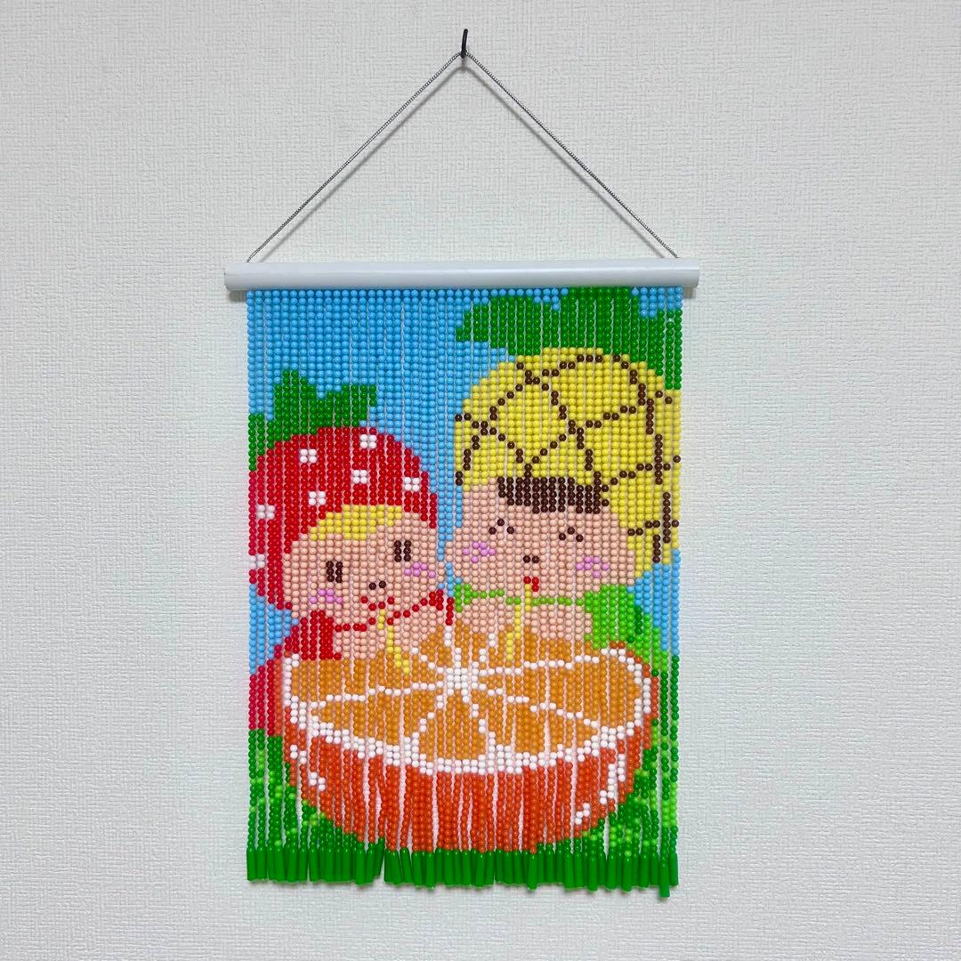 ☆昭和レトロ☆ ビーズのれん タペストリー スキルきゃんでぃ まとめ