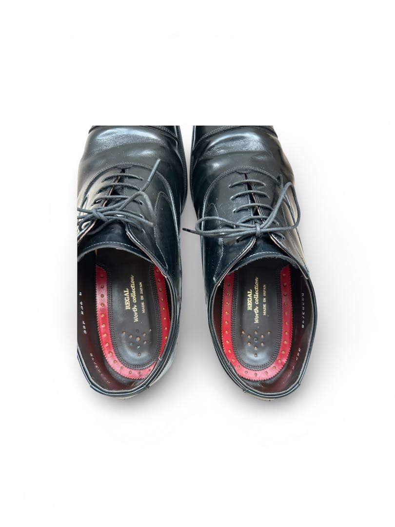 REGAL Worth collectionビジネスシューズ ブラック レザー - メルカリ