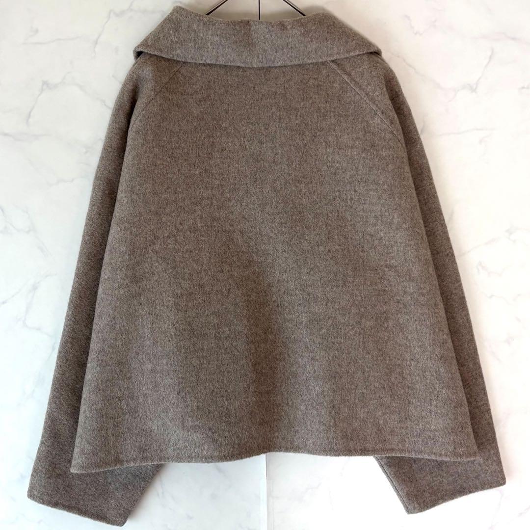 23AW✨️未使用級 ミニッツ ショートコート ウールリバー仕立て モカ
