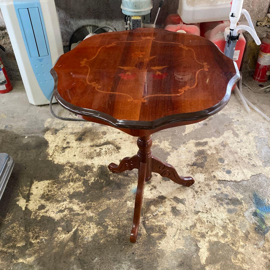 t*s様 象嵌 コーヒーテーブル　丸テーブル　サイドテーブル 幅52cm B 楽天市場】イタリア製 象嵌 ティーテーブル 丸クラシック アンティーク