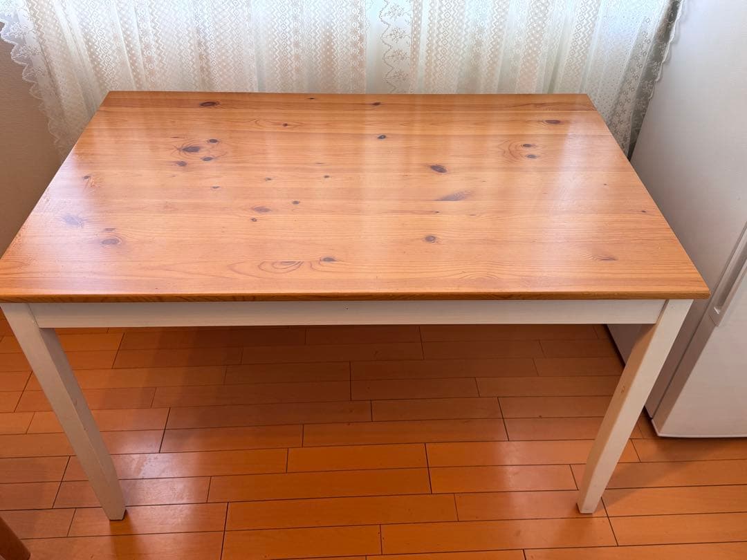 IKEA レールハムン ダイニングテーブル 食卓机 デスク 家族 廃盤 IKEA - ！送料込み！【IKEA】LERHAMN テーブル の通販 by マティス's