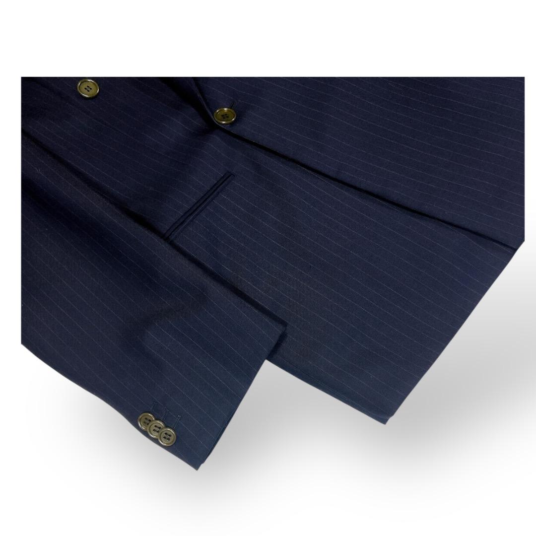 美品 ジョルジオアルマーニ 紺ブレ セットアップ ネイビー 紺色 高級