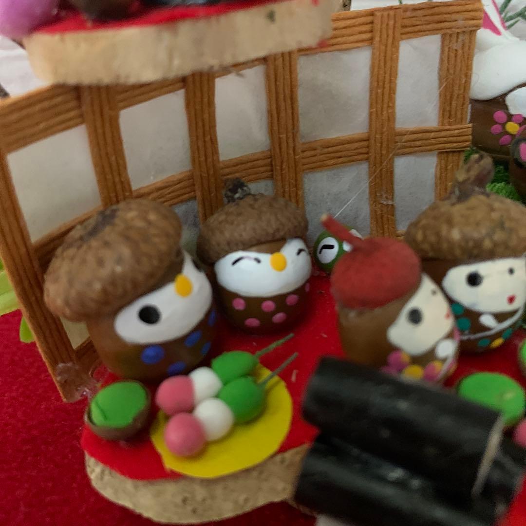 どんぐりアート♡節分オブジェ♡ - メルカリ