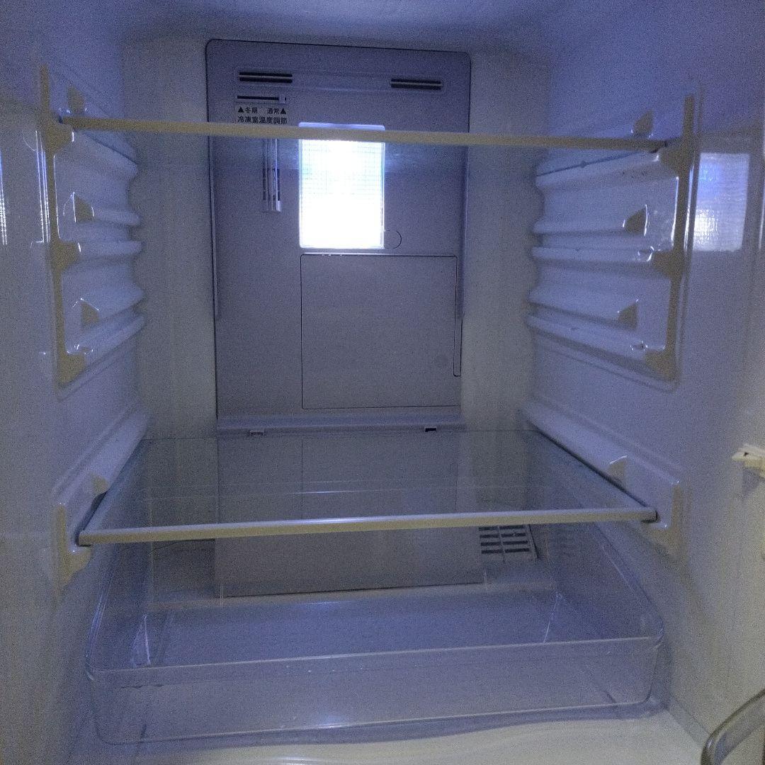 ☆美品フロント面ガラス天板☆SHARP冷蔵庫 SJ-GD14F-W