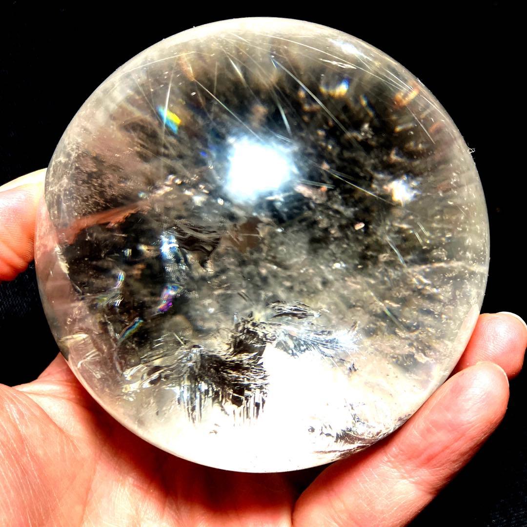 超特大 83mm ゴールドルチルクォーツ 金針水晶 パワーストーン - メルカリ