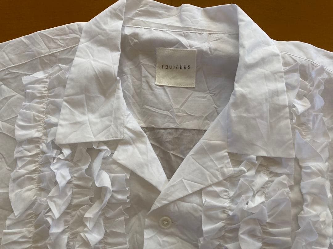 coppell 様】TOUJOURS オープンカラーショートスリーブシャツ