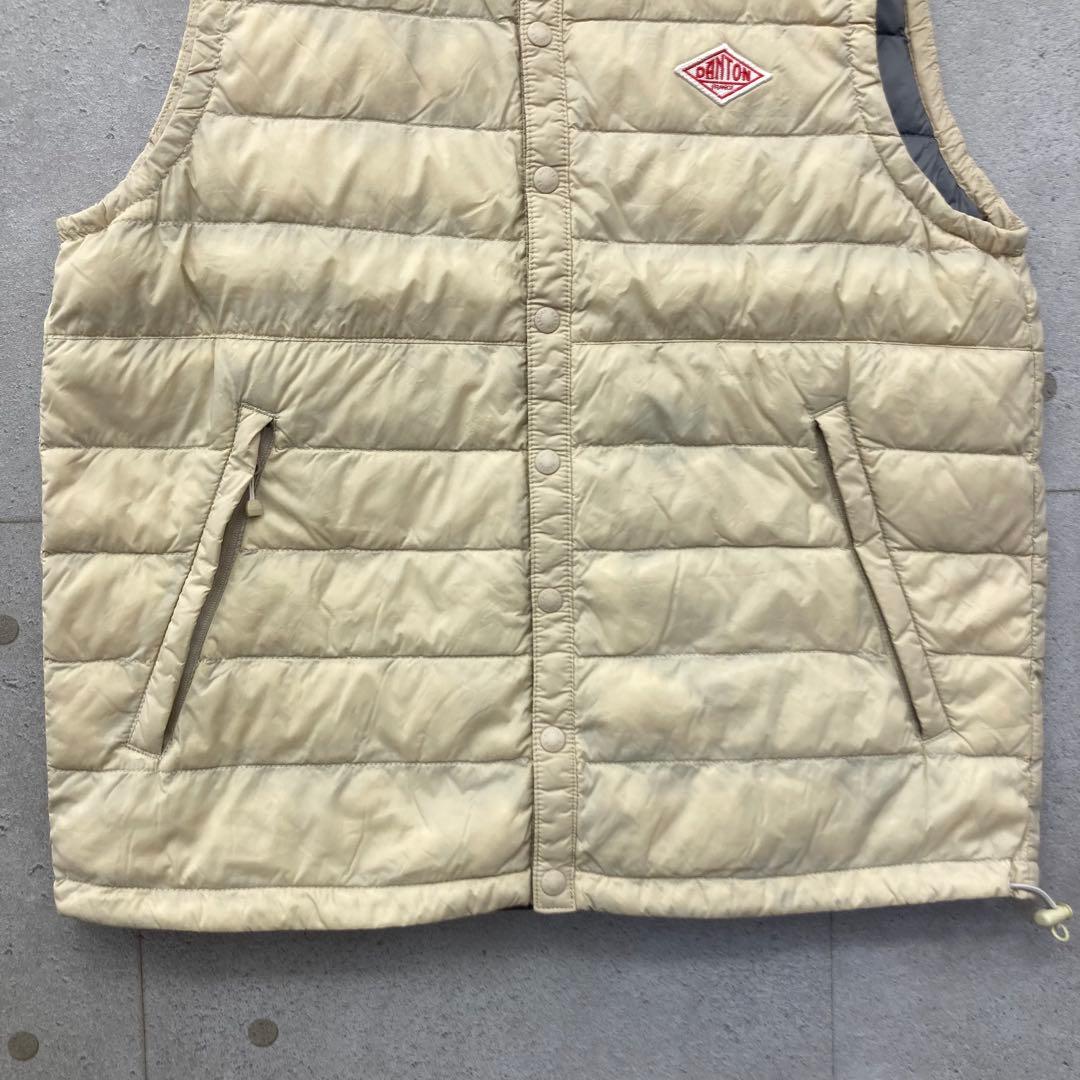 DANTON ダントン ダウンベスト ライト 軽量 レディース ベージュ