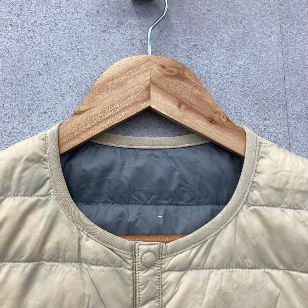 DANTON ダントン ダウンベスト ライト 軽量 レディース ベージュ