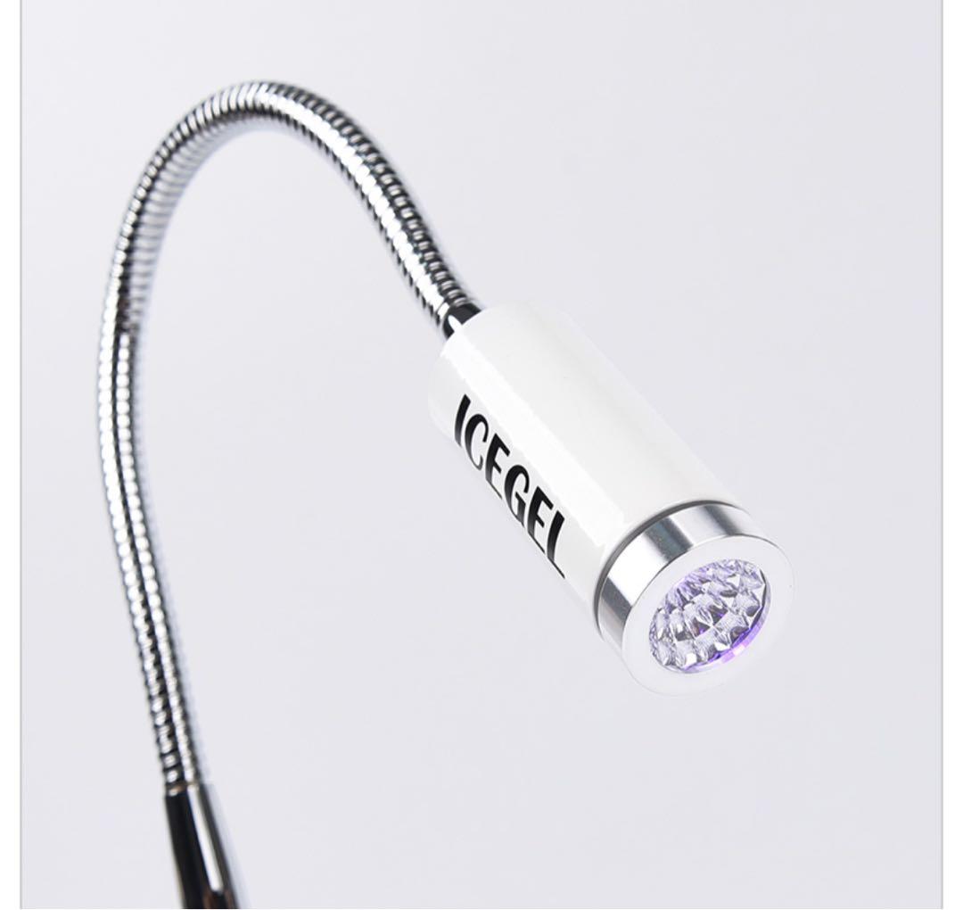 ICEGEL LEDネイルランプ フットペダル付き ジェルネイル硬化用ライト