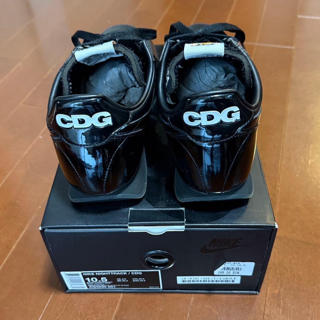 【NIKE】28.5cm CDG ギャルソン NIGHT TRACK BLACK