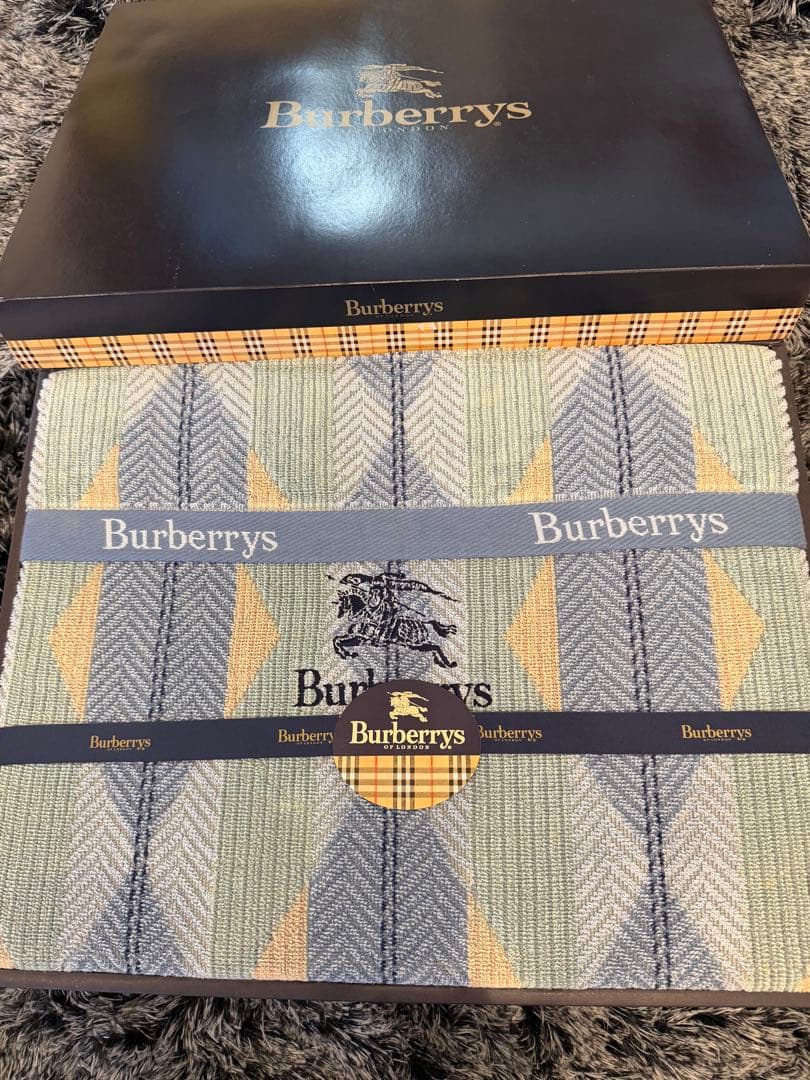 新品未使用】Burberrys バーバリータオルケット 西川産業 シングル