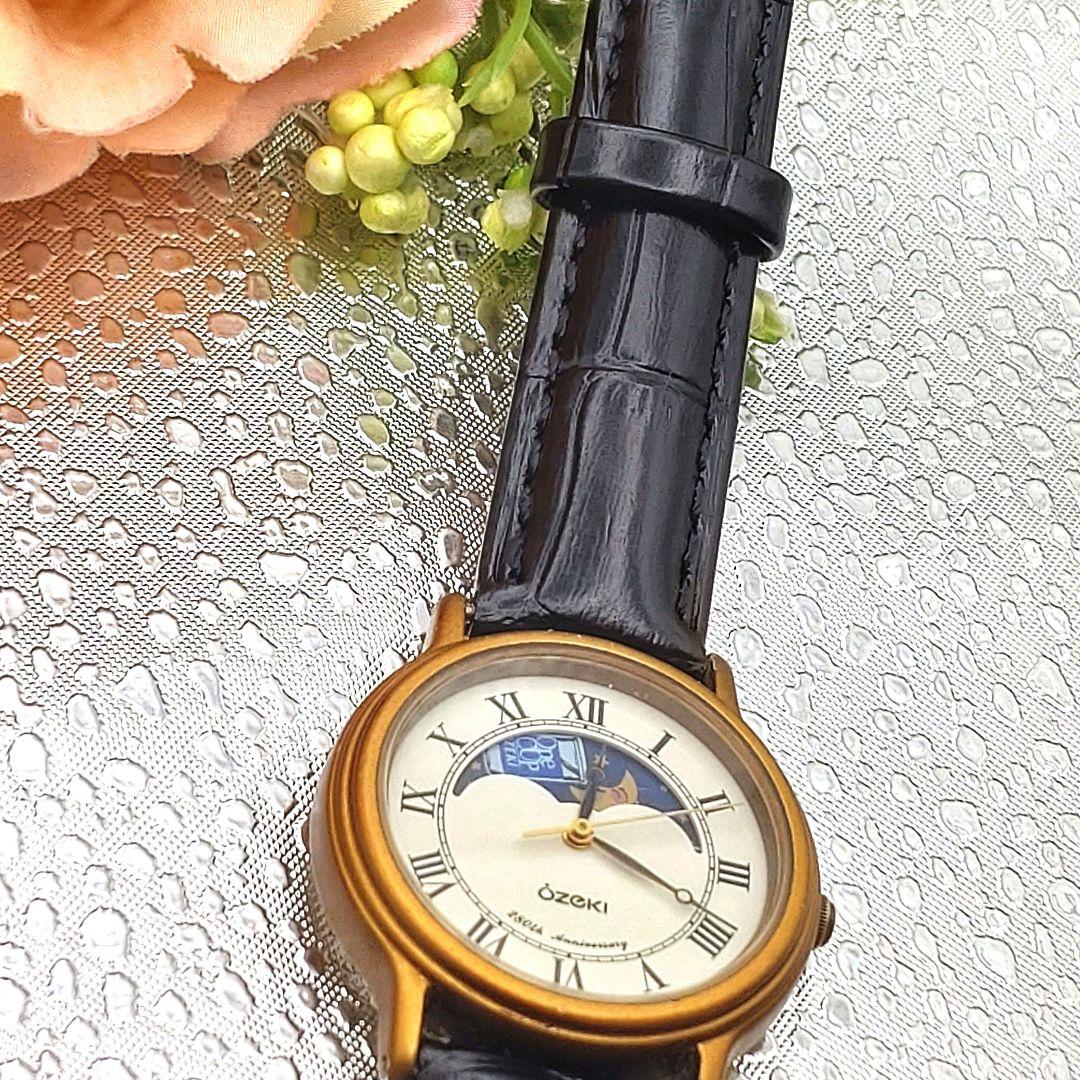 280周年限定 OZEKI SEIKO コラボ腕時計 ムーンフェイズ稼働品 - メルカリ