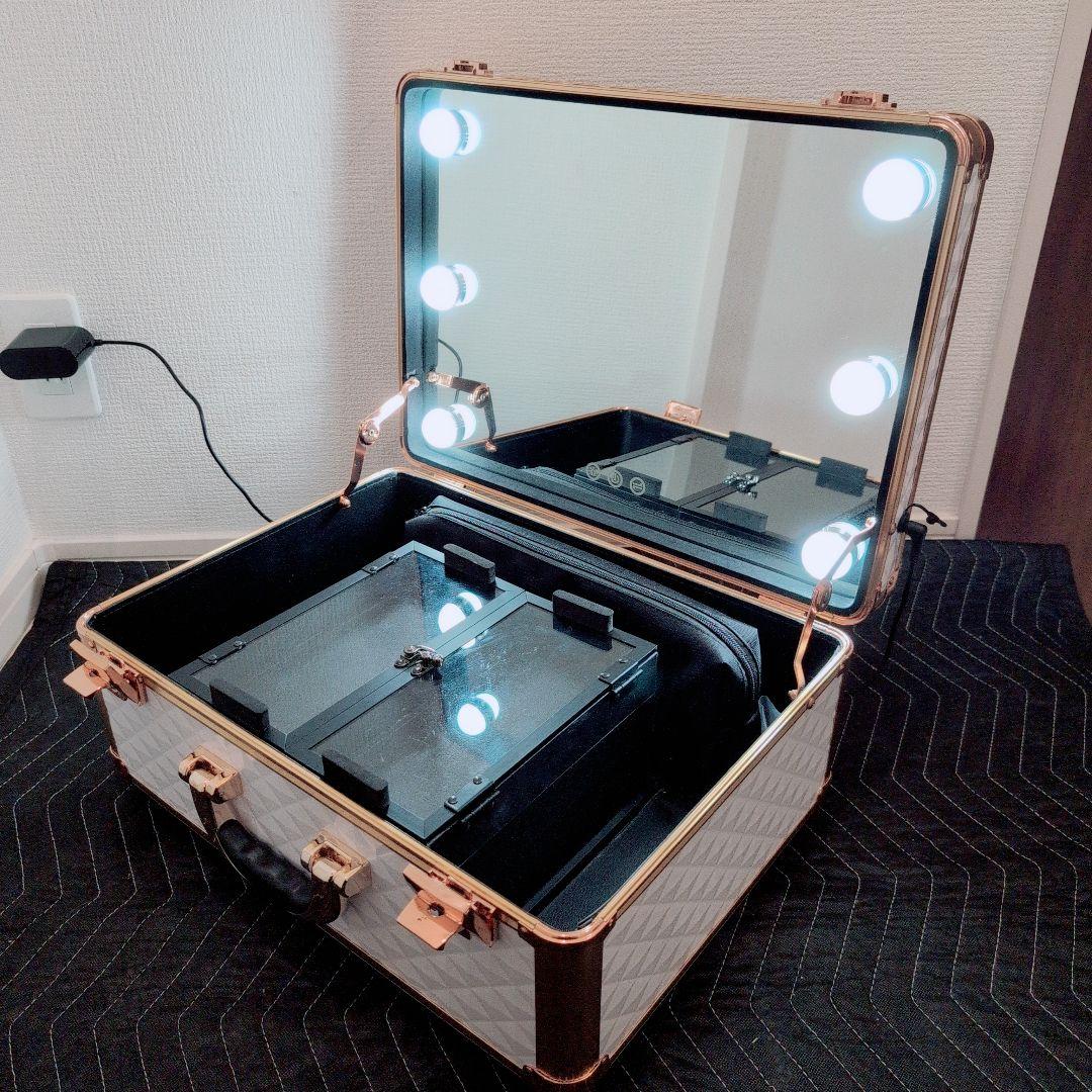 美品 Francfranc フランフラン ハリウッド メイクボックス L - メルカリ