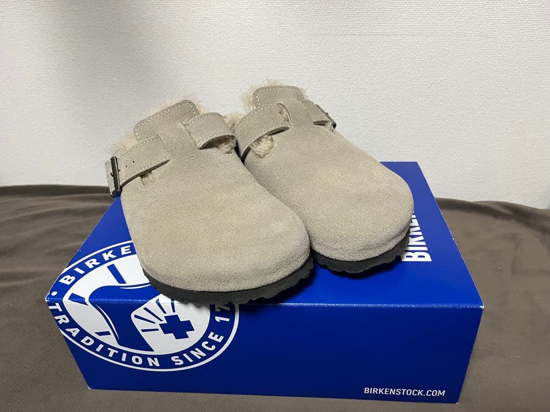 超美品 ビルケンシュトック ボストン シアリング 26cm - メルカリ