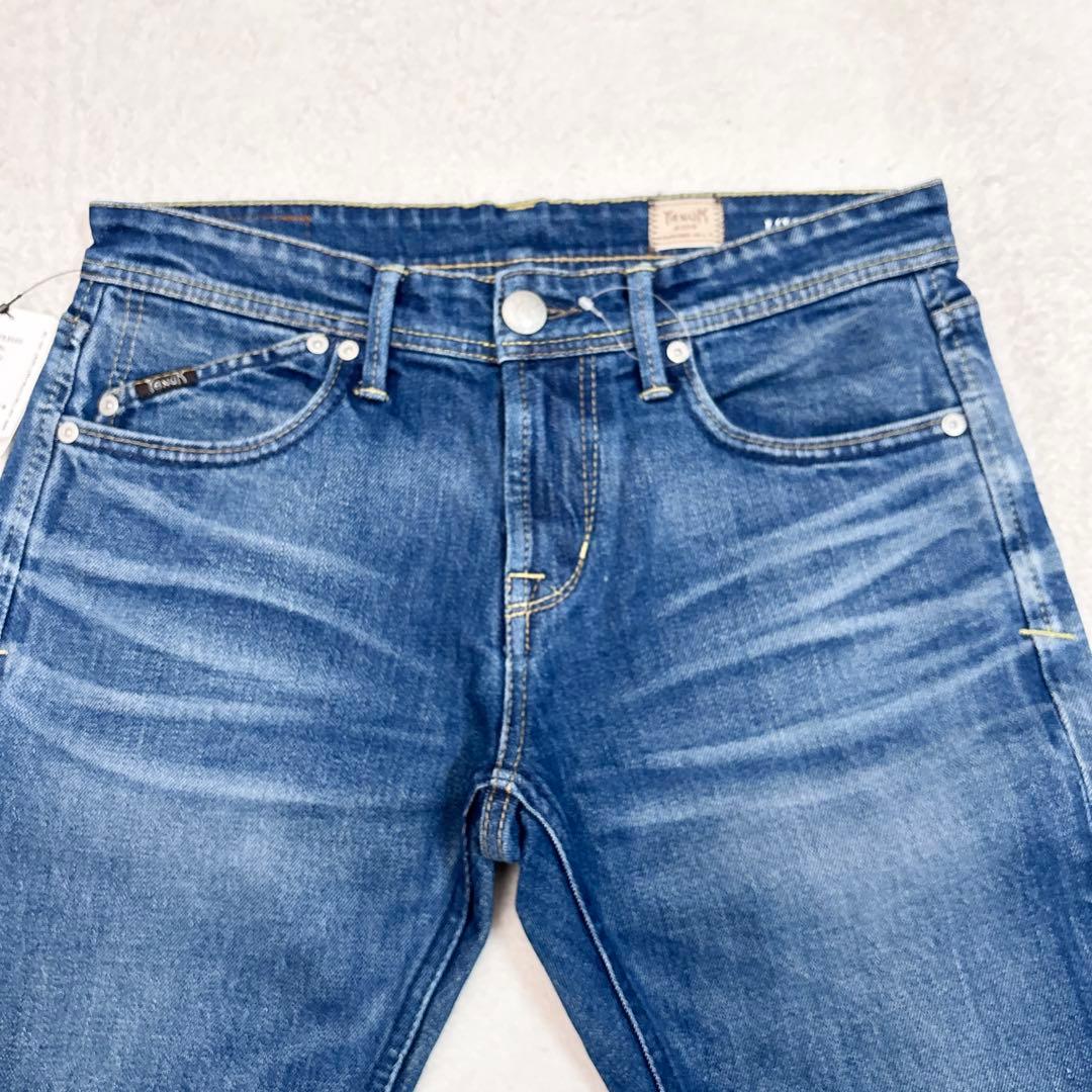 未使用級 YANUK MICHEL ミシェル 30 ストレッチ ヒゲ ハチノス