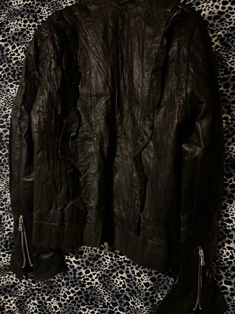 Y2K Black archive punk grunge ダメージ ボーダー - メルカリ