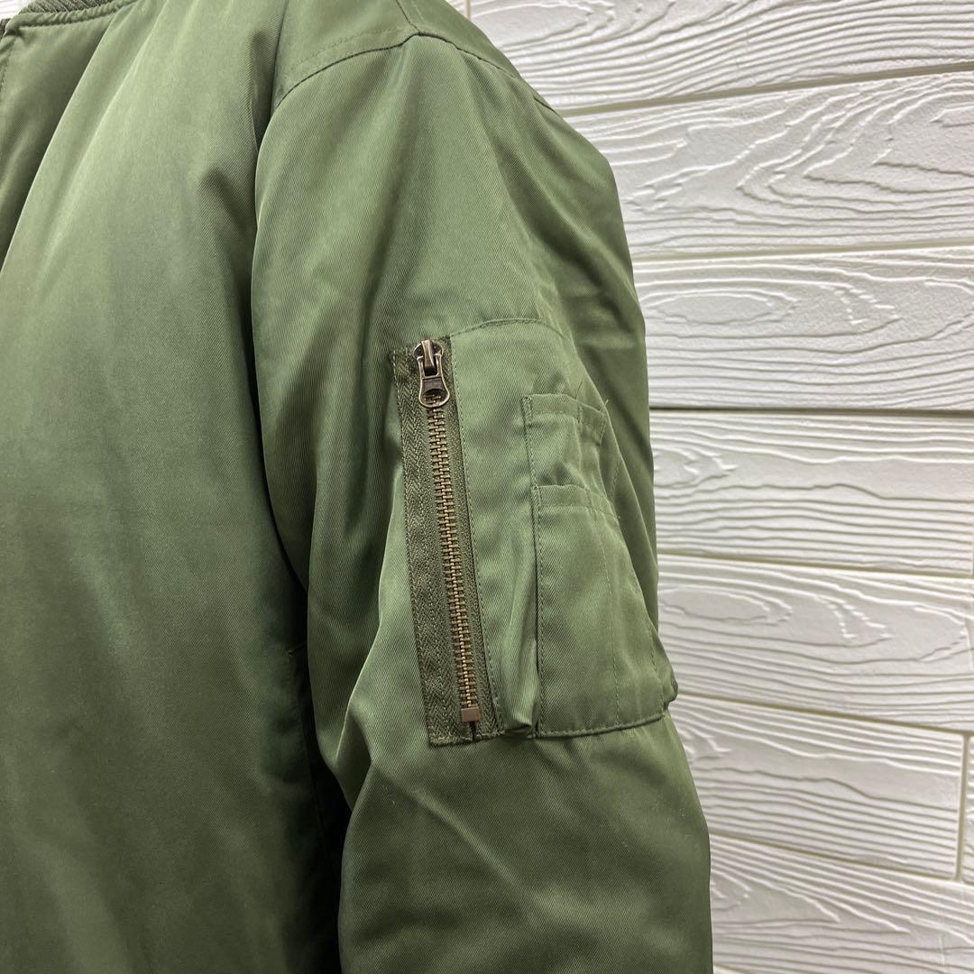 新品】DCディーシーオリーブグリーン ボンバージャケットリバーシブル