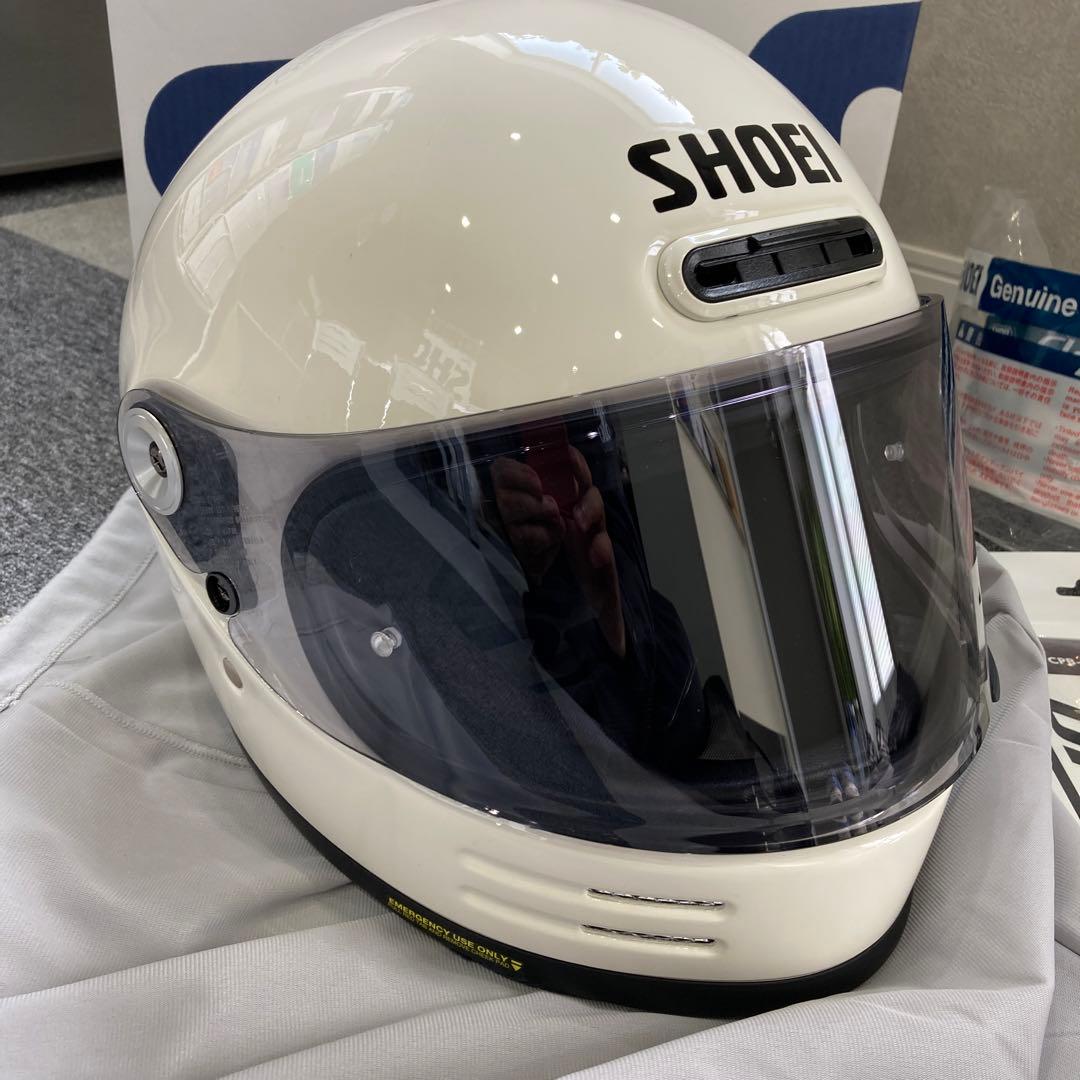shoei glamster xl スモークシールド付 オフホワイト 新品未使用