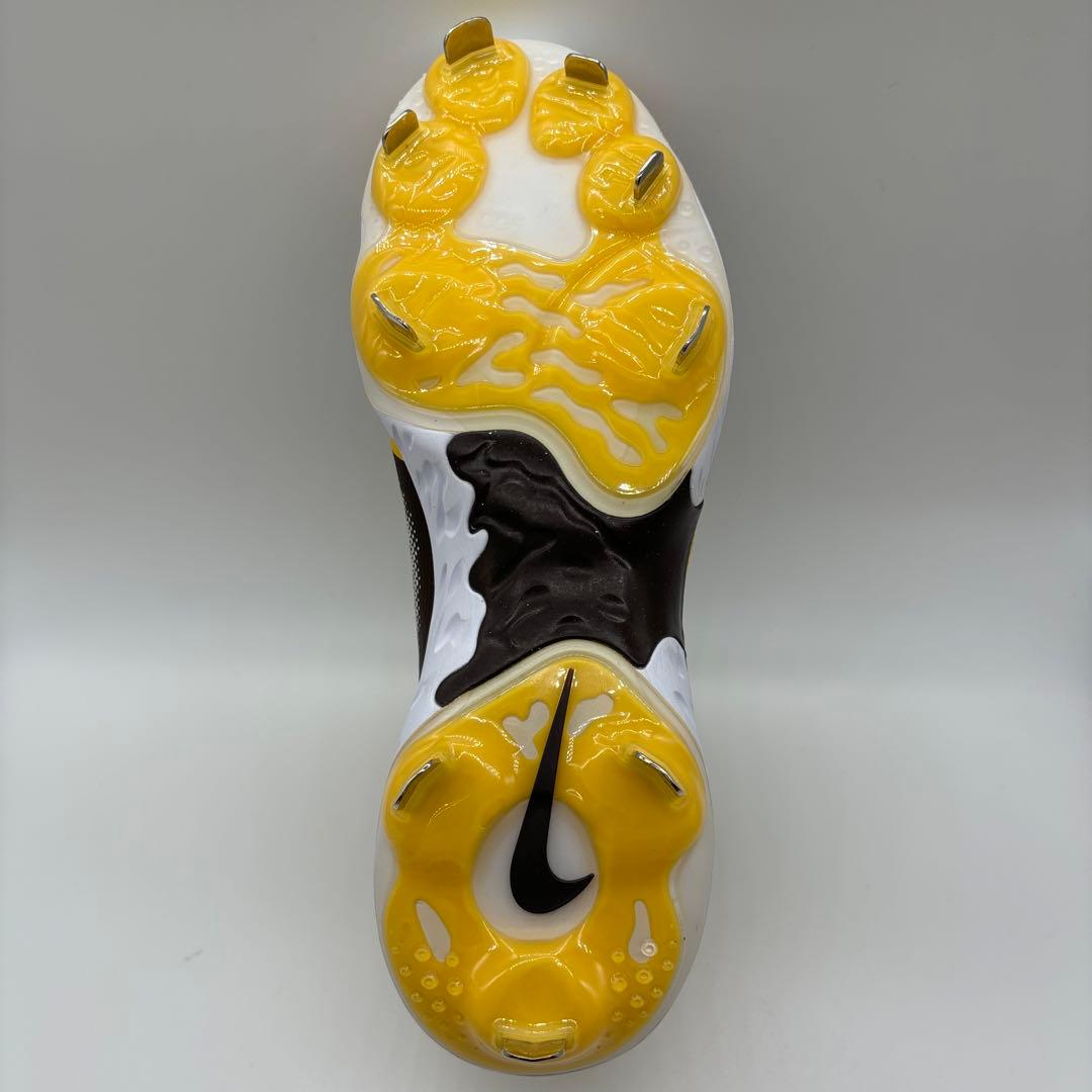 NIKE 野球 スパイク 金具 ブラウン イエロー 黄 27㎝ パドレス 軽量