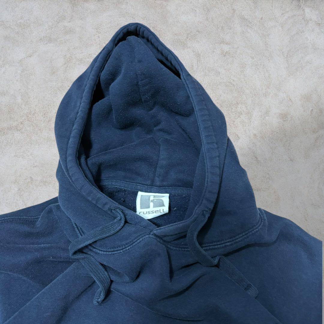 RUSSELL ATHLETIC】USA90sラッセルパーカーフーディネイビー - メルカリ