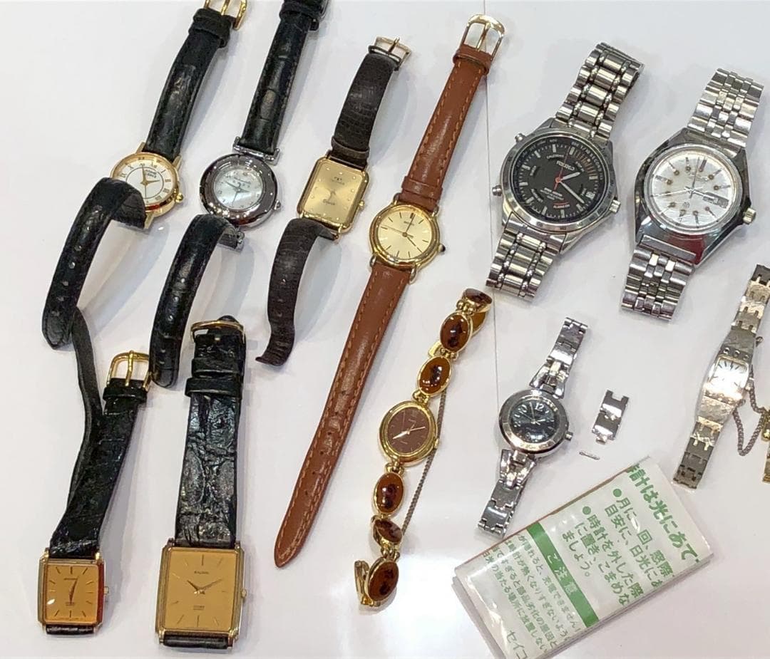 423:【売り尽くし】ジャンク時計20本＋和光置き時計(稼働) - メルカリ