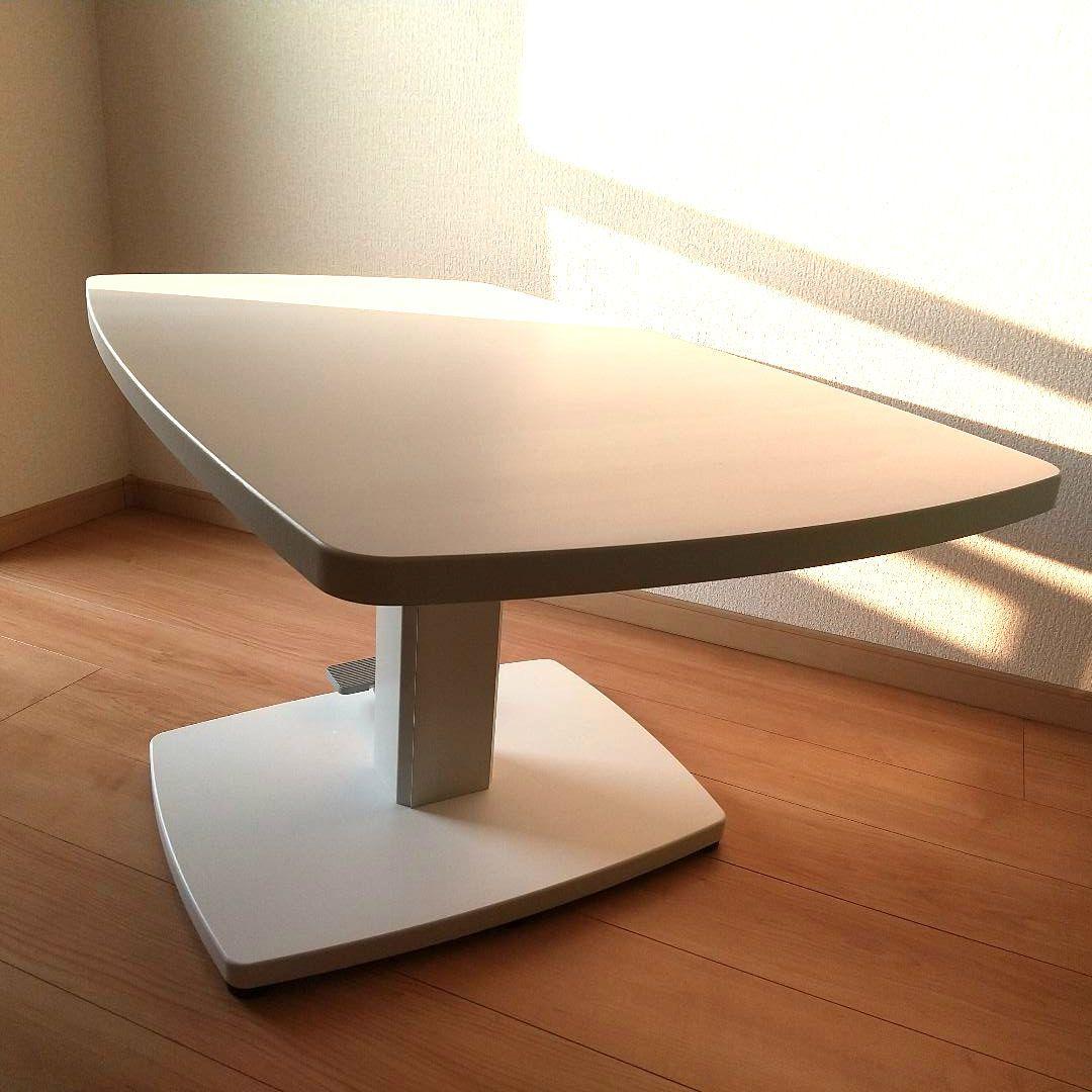 ⭐️送料無料‼️昇降式ダイニングテーブル ⭐️ 指一本で簡単操作！ダイニング家具「電動昇降テーブル」が期間限定