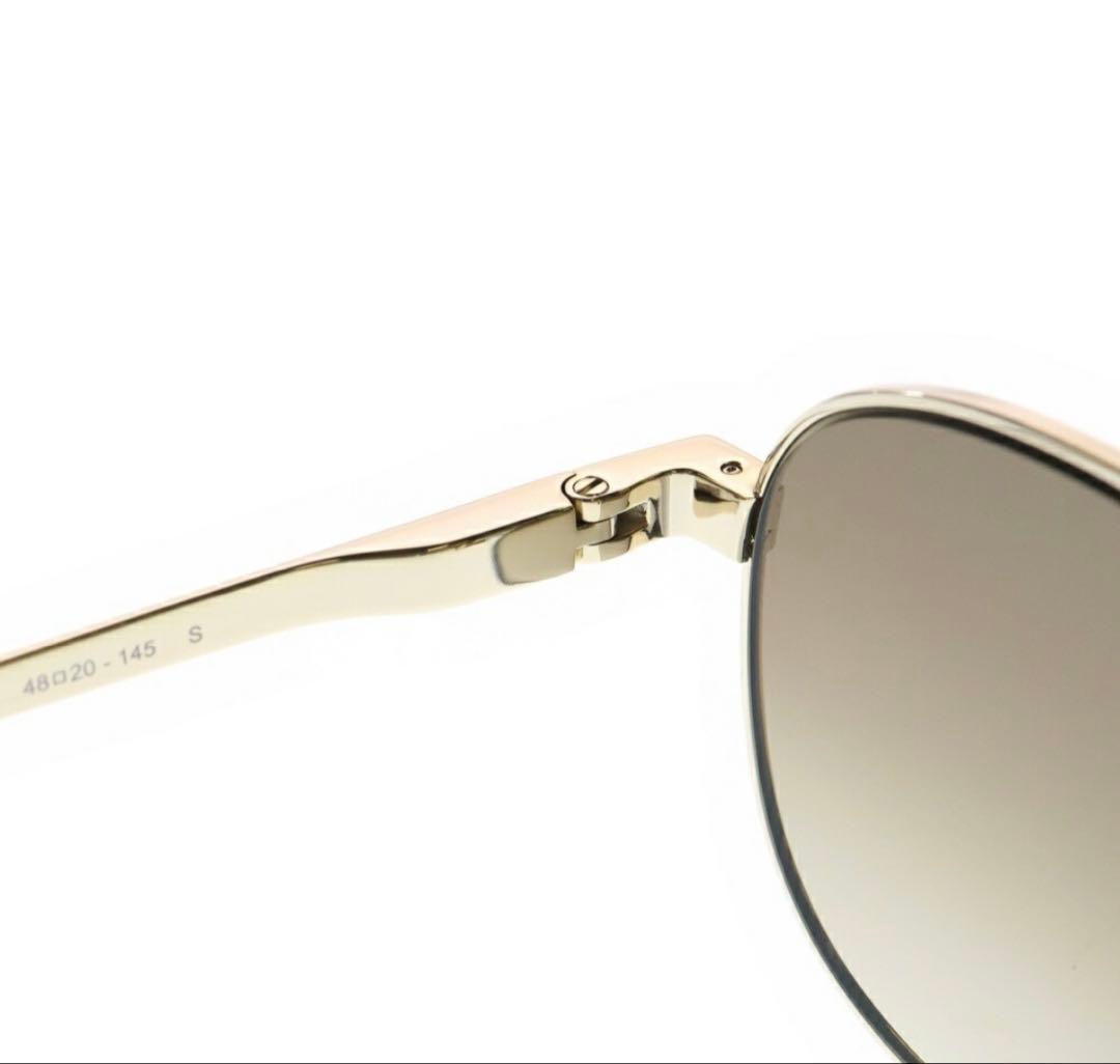 未使用 サンローラン SL555 003 サングラス ブラウン ゴールド - メルカリ