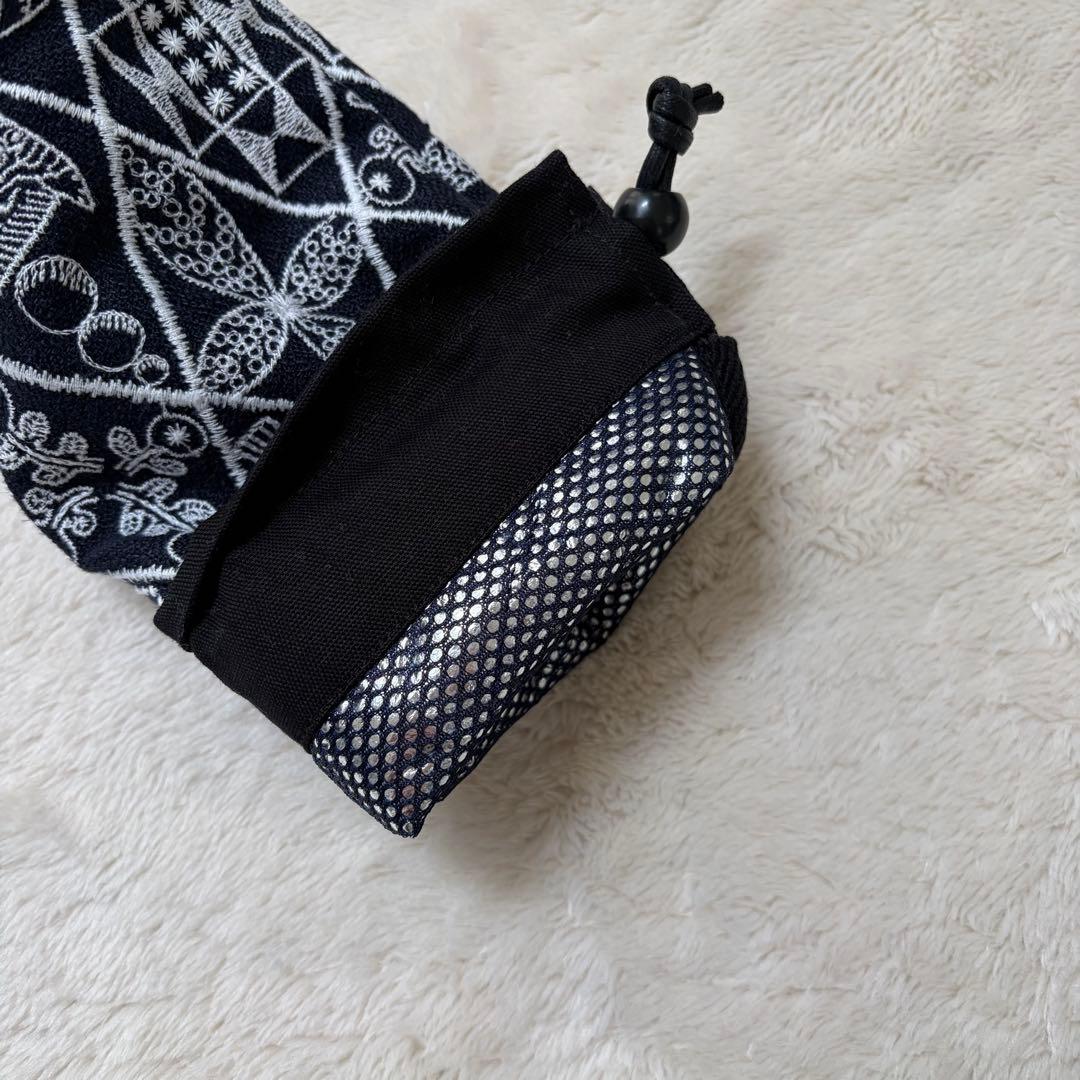 ボトルケース ミナペルホネン ハンドメイド シンフォニー ネイビー