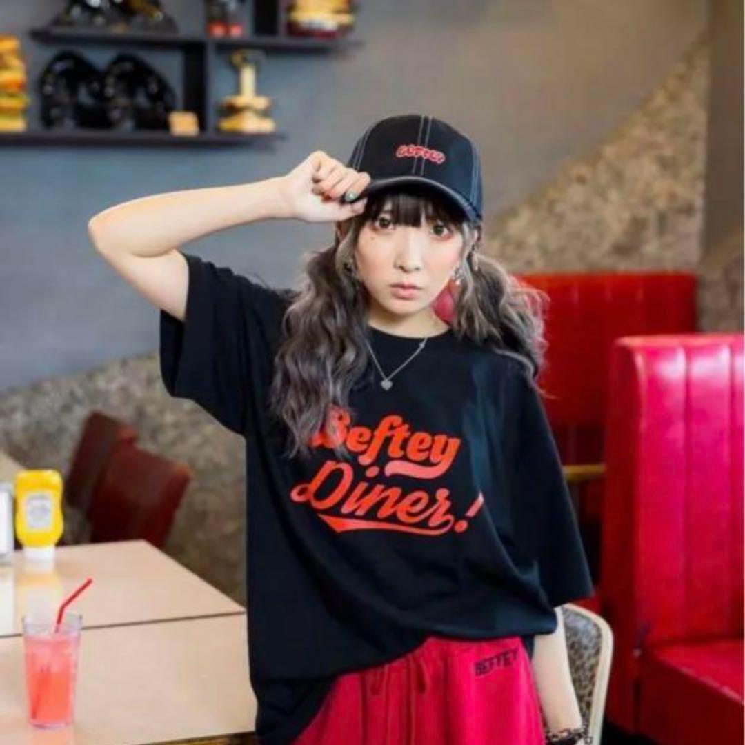 beftey ビフティー まあたそ 1st アニバーサリーTシャツ ブラック
