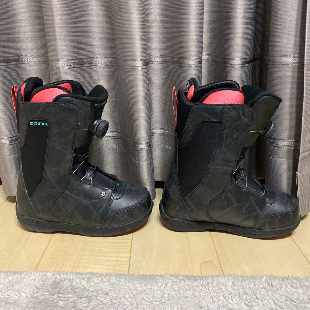 【美品】　RIDE レディーススノボブーツ　HARPER BOA　23.5cm