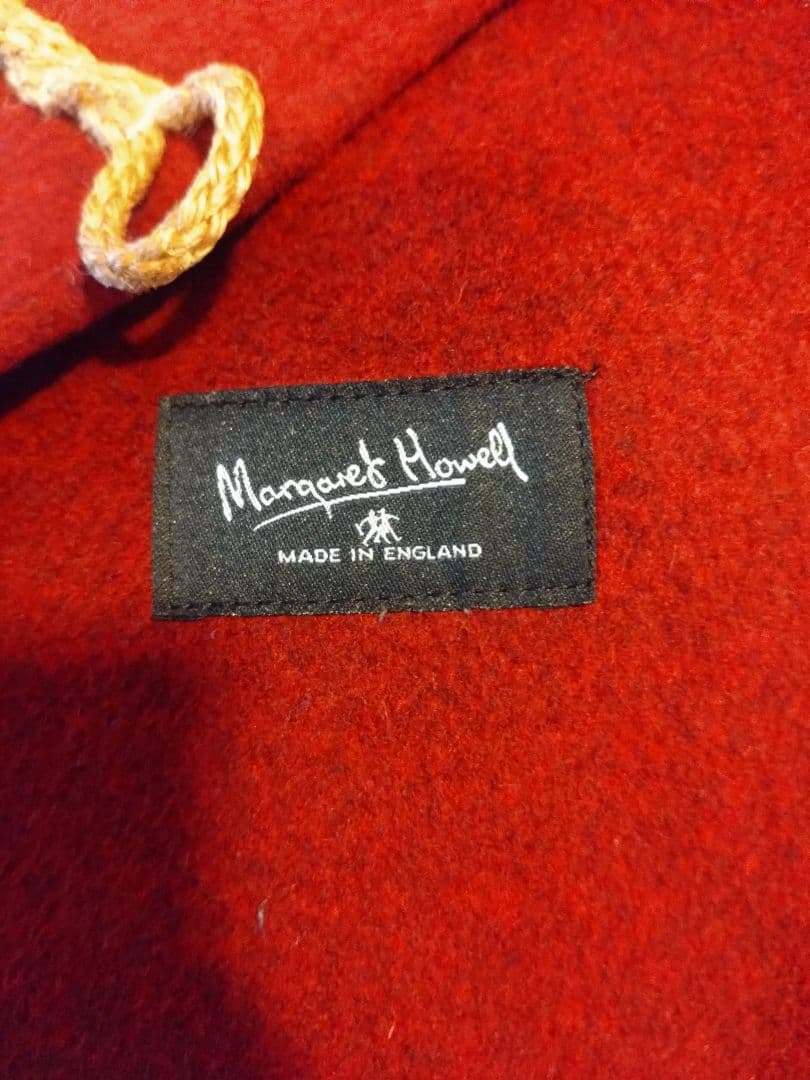 美品 マーガレットハウエル 旧ロゴ ロングダッフルコート ウール