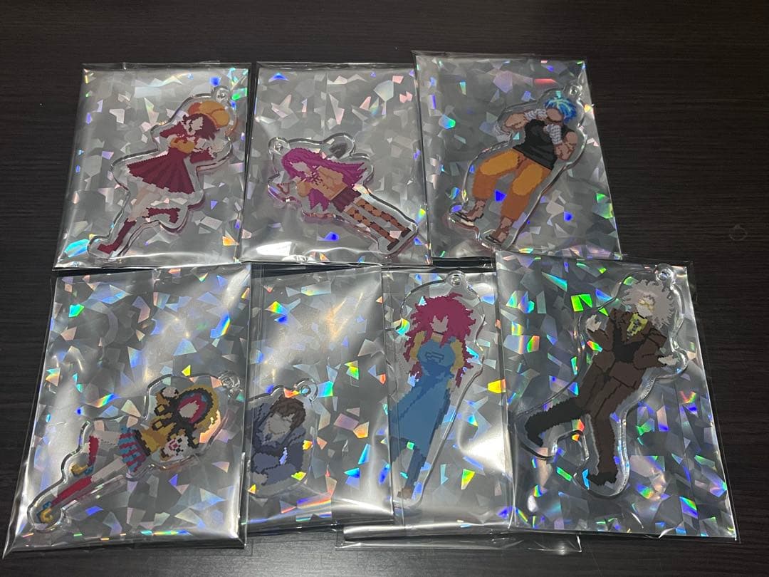 キミガシネ キャラドットアクキー キーホルダー ダミーズ 生存者 7点セット キミガシネ4周年を記念して近日中にグッズサイトをオープンします！ ①