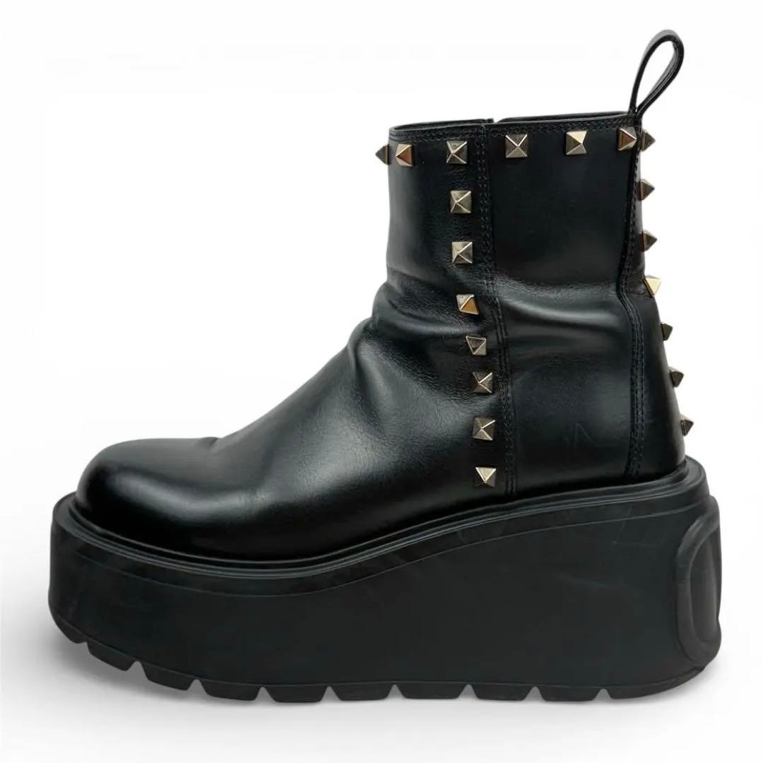 VALENTINO ヴァレンティノ　23.5cm 36.5 ユニークフォーム　黒