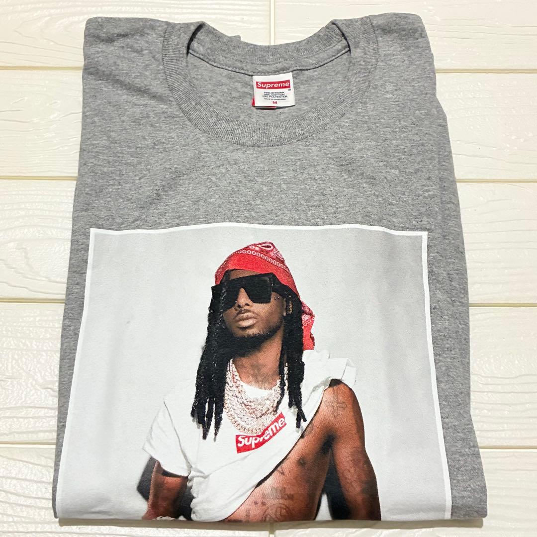 新品M／Supreme Playboi Carti Tee Grey Tシャツ - メルカリ