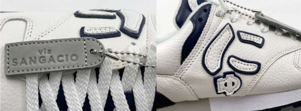 サンガッチョ にゅ〜ず トリコロール スニーカー サイズ23cm チャーム