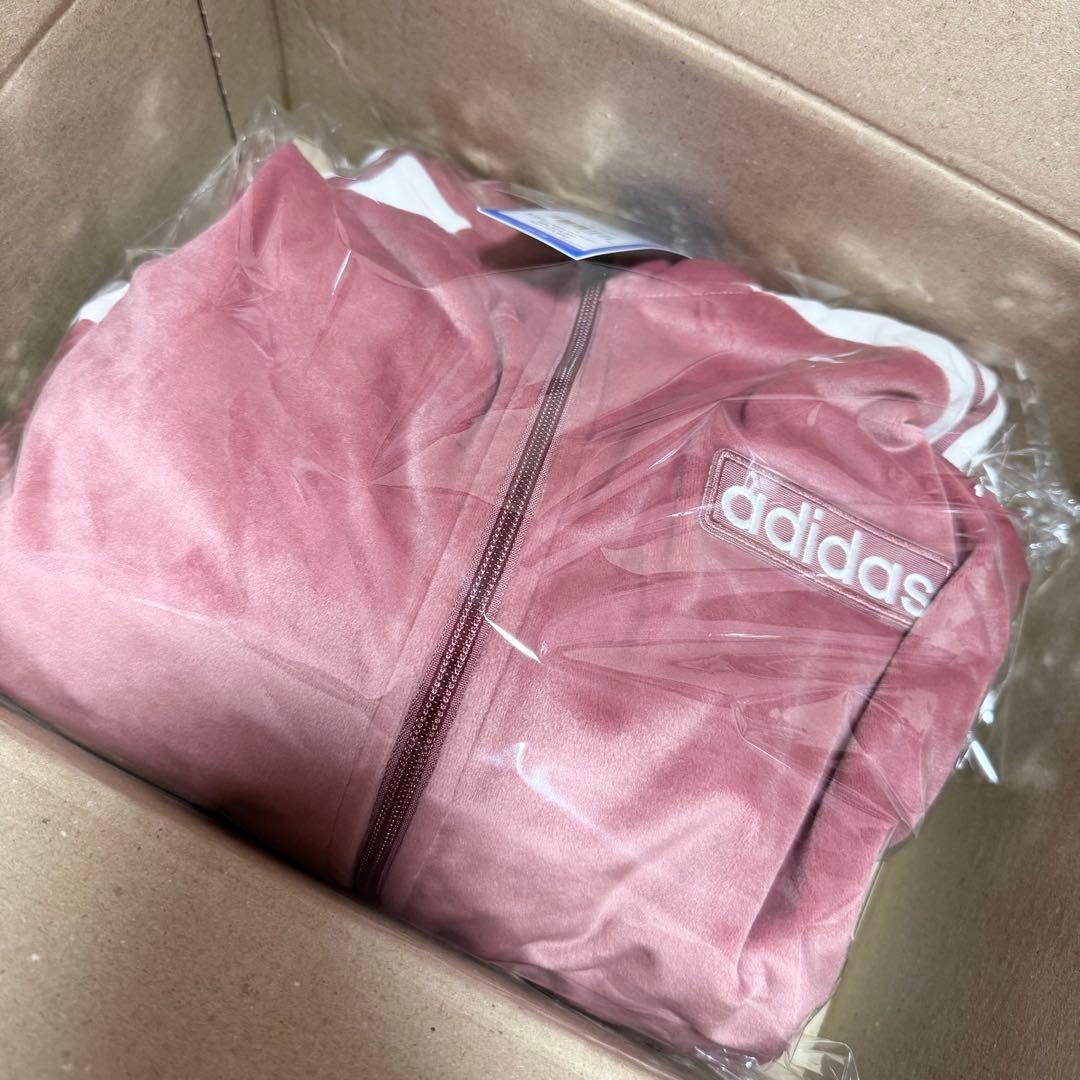 新品M アディダスアディブレイク ベロア トラックトップ ジャケット