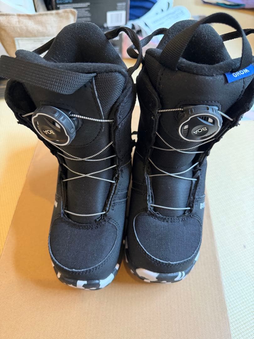 BURTON 子ども用スノーボードブーツ ボアシステム ブラック BURTON（バートン） 25-26 2026 BURTON Kids' Smalls Step On