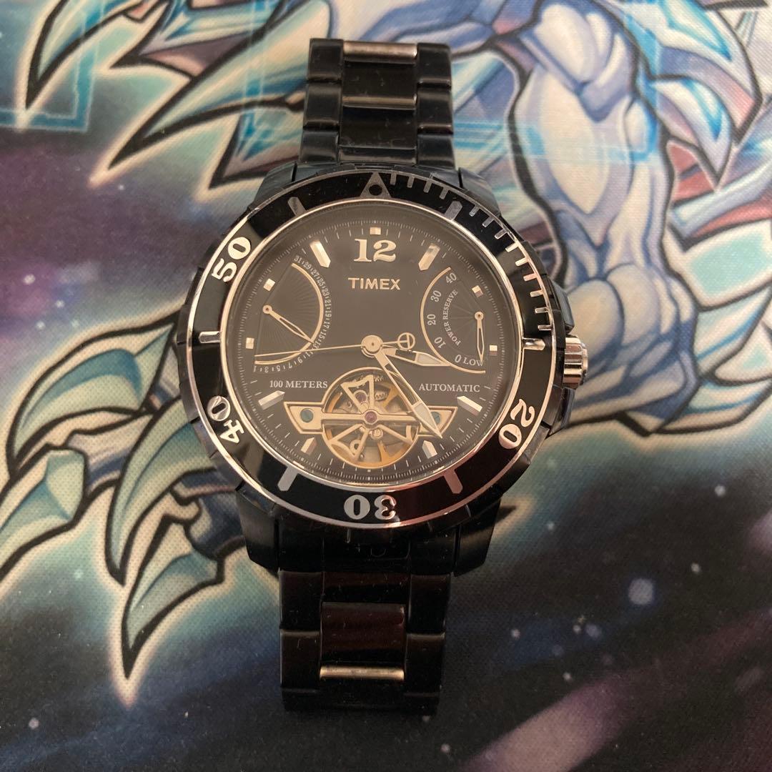 TIMEX 自動巻き 腕時計 ブラック Amazon.co.jp: [TIMEX(タイメックス)]メンズ 腕時計 ウィークエンダー