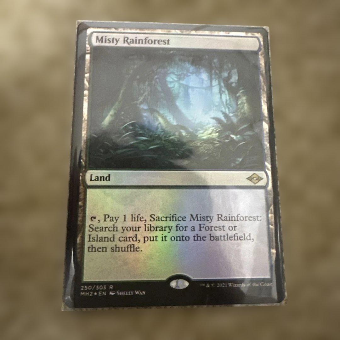 MTG FOIL 霧深い雨林 - メルカリ