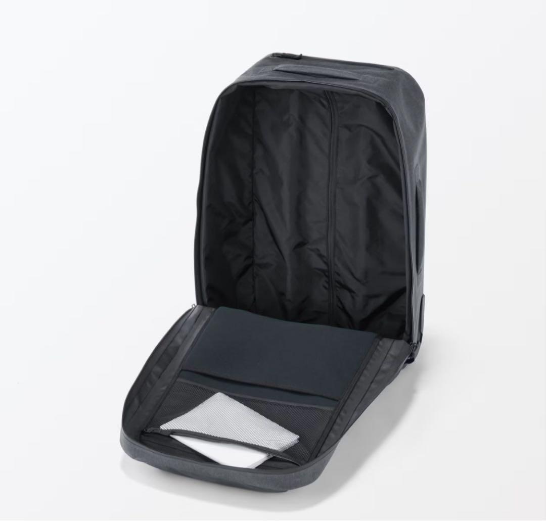 MUJI 耐水性キャリーケース 36L ダークグレー - メルカリ