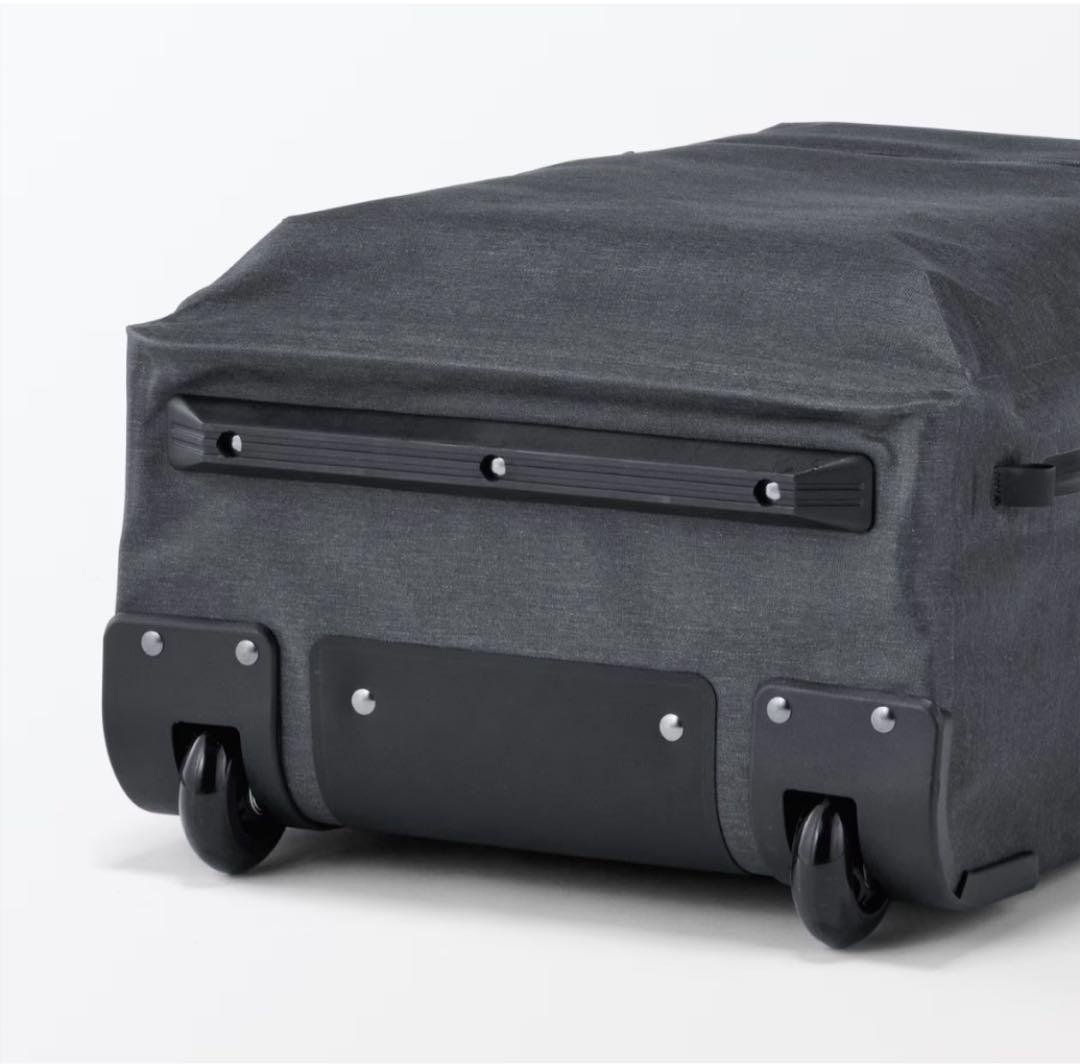 MUJI 耐水性キャリーケース 36L ダークグレー - メルカリ