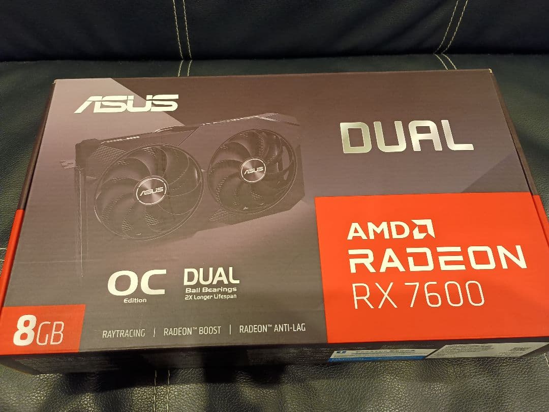 グラフィックボード・グラボ・ビデオカード ASUS Radeon RX 7600 OC V2 8GB Amazon | ASUS ROG Strix Radeon RX 7600 OC Edition 8GB GDDR6