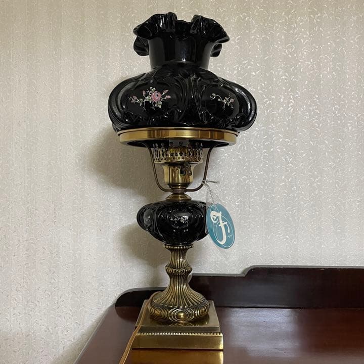 ヴィンテージ アンティーク フェントン フェントン社 ランプ 卓上ランプ アメリカ FENTON テーブルランプ | キヤアンティークス