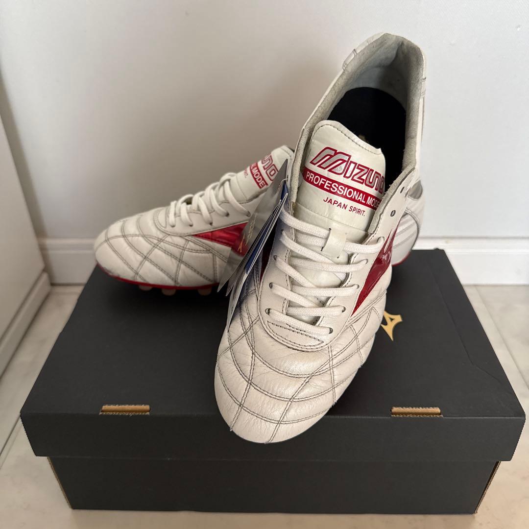 Mizuno モレリア 2 JAPAN AG スーパーホワイト×メルビーレッド MIZUNO ミズノ モレリア 2 JAPAN AG (ホワイト×レッド) P1GA250360