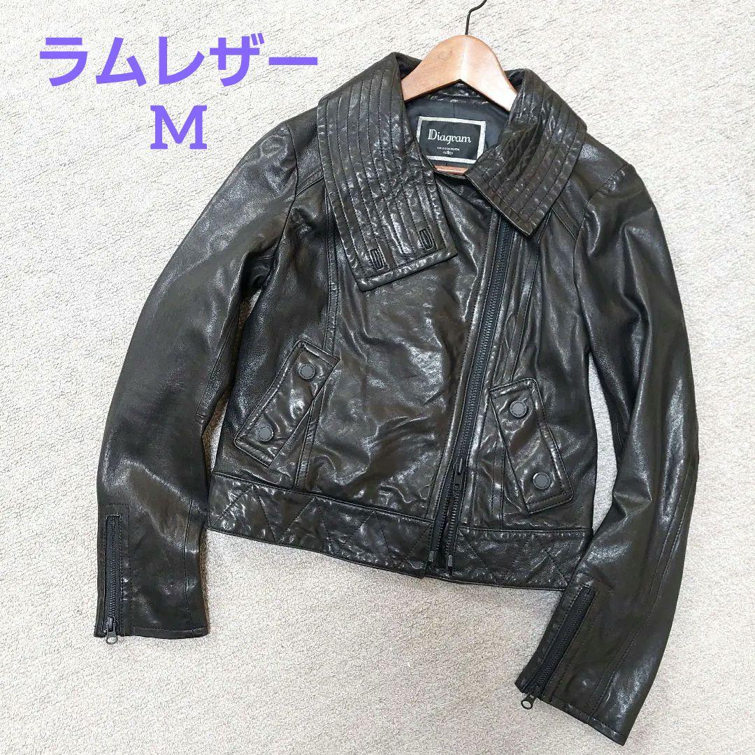 Dugram グレースコンチネンタル ラムレザージャケット 38 美品
