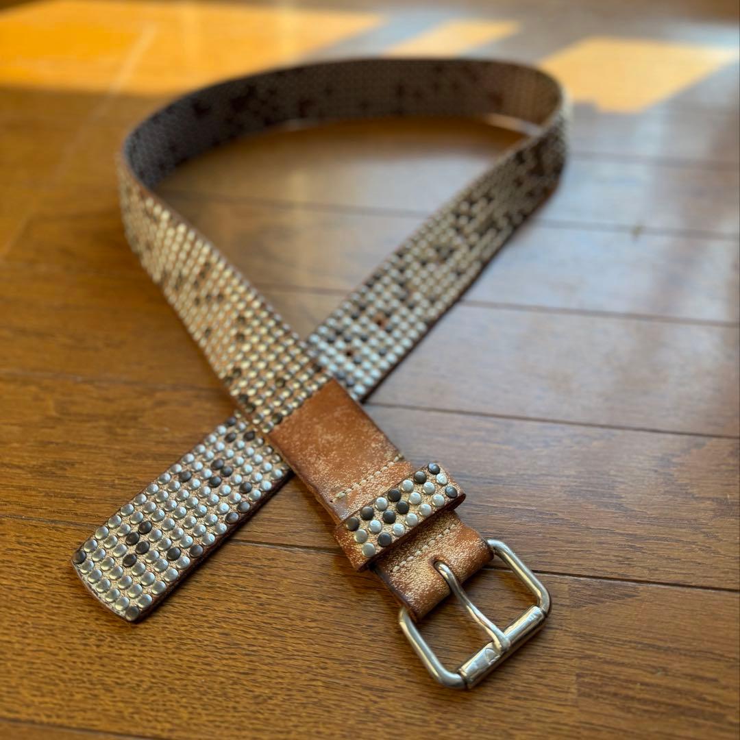 HTC スタッズベルト 7連 85/34 全長110 W82-92 - メルカリ