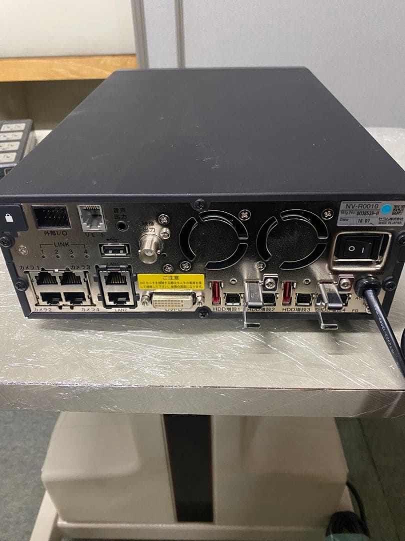 セコム SECOMネットワークビデオレコーダー NV-R0010 HDD K ② - メルカリ