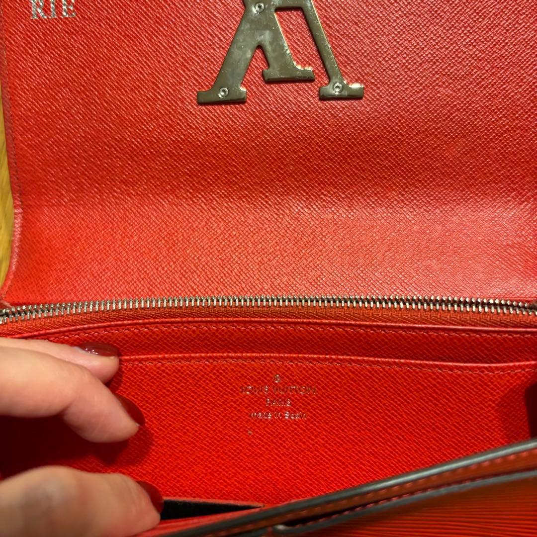Louis Vuitton エピレザー 長財布 レッド - メルカリ